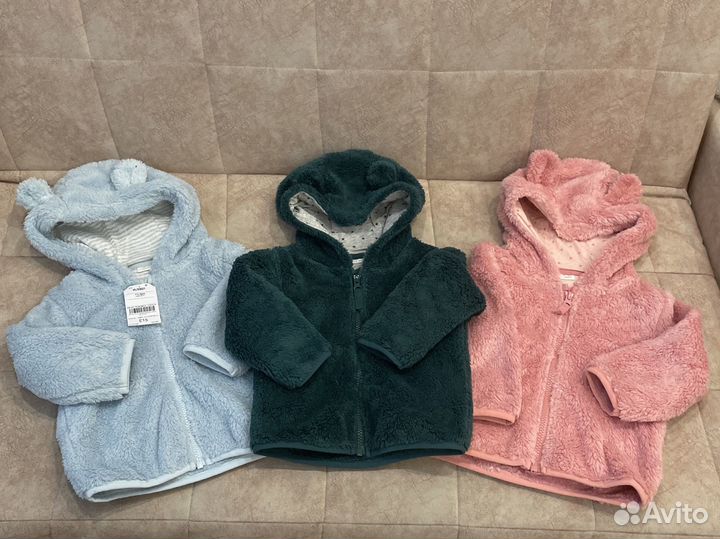 Куртки плюшевые Next 86, 92