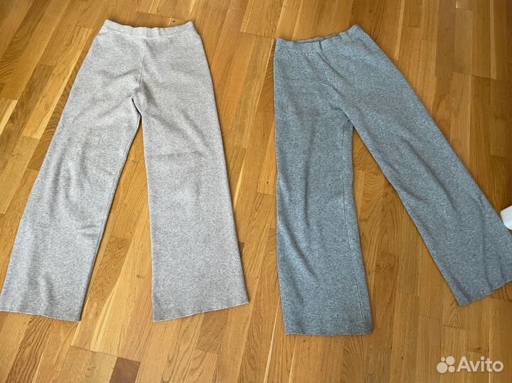 Брюки вязаные теплые