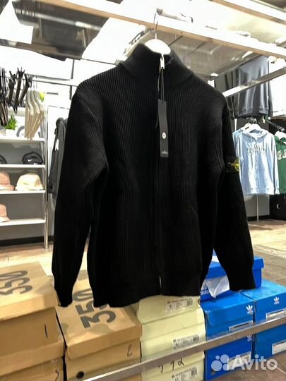 Кофта на молнии Stone island (фул-зип)