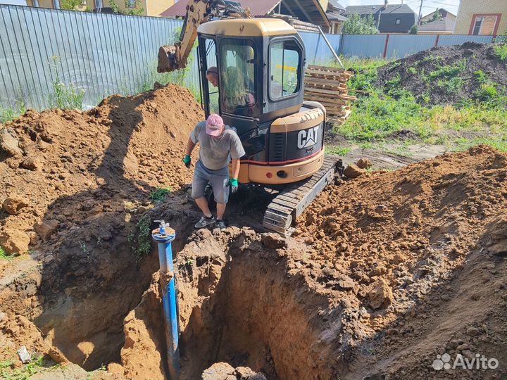 Установка септиков. Канализация под ключ