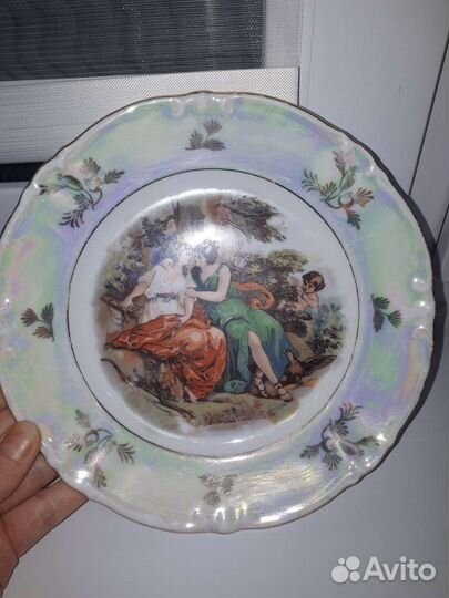 Германия гдр kahla тарелка 19см Мадонна сервиз