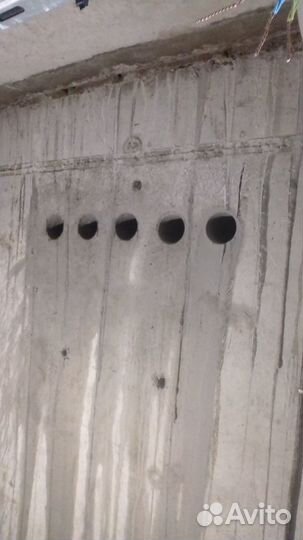 Алмазное сверление (бурение) отверстий