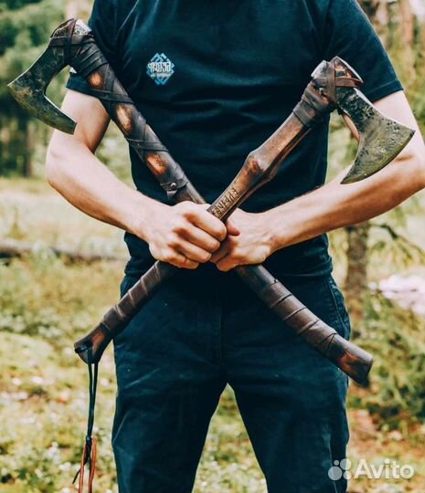 Топор ручной работы кованый Варяг