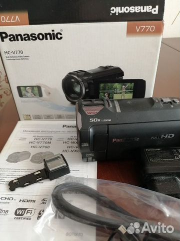 Видеокамера panasonic hc-v770