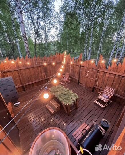 Баня на дровах в аренду