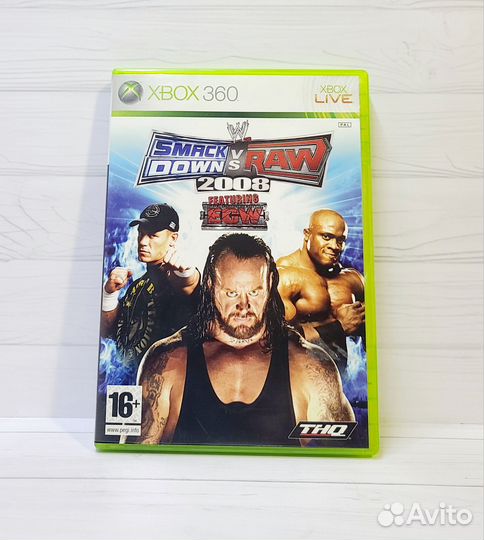 Игры Xbox 360: WWE SmackDown vs. RAW2008