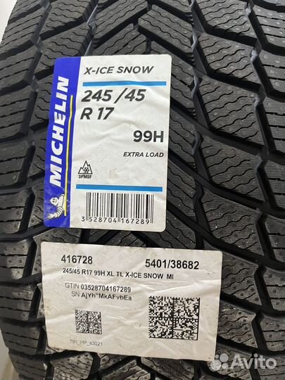Michelin X-Ice Snow 245/45 R17