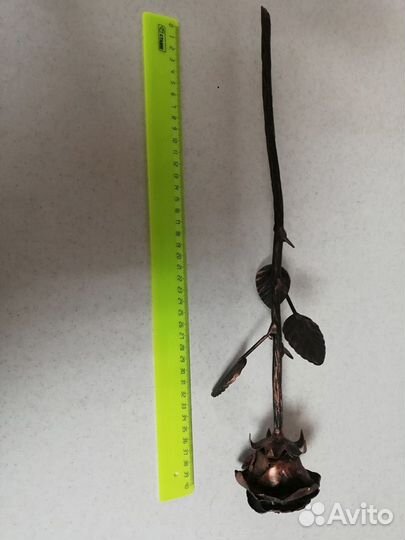 Кованная роза Железный цветок Красота