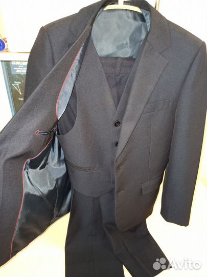 Школьный костюм для мальчика 140 синий