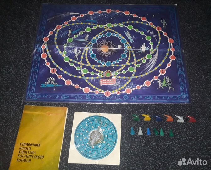 СССР игра юный капитан космического корабля настол