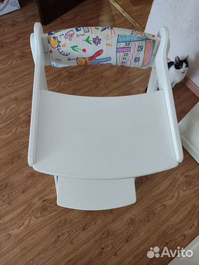 Стол накладной от стула Растишка белый