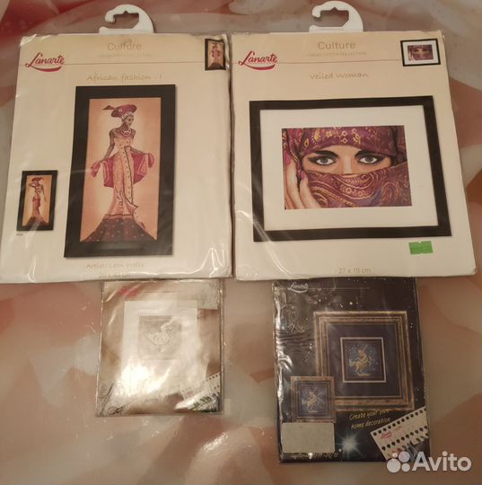 Наборы для вышивания крестом Lanarte