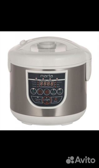 Мультиварка Marta 3 л. с керамической чашей новая