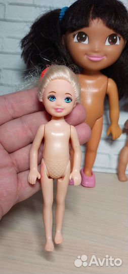 Куклы и пупсики набором