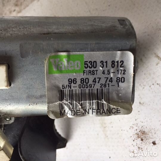 Мотор заднего дворника Пежо 308 sw