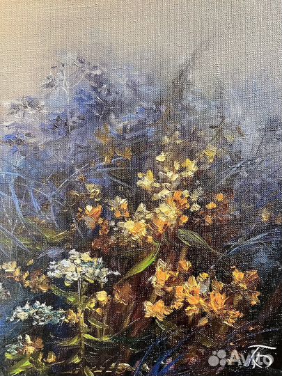 Интерьерная картина маслом 60-60см. Принт