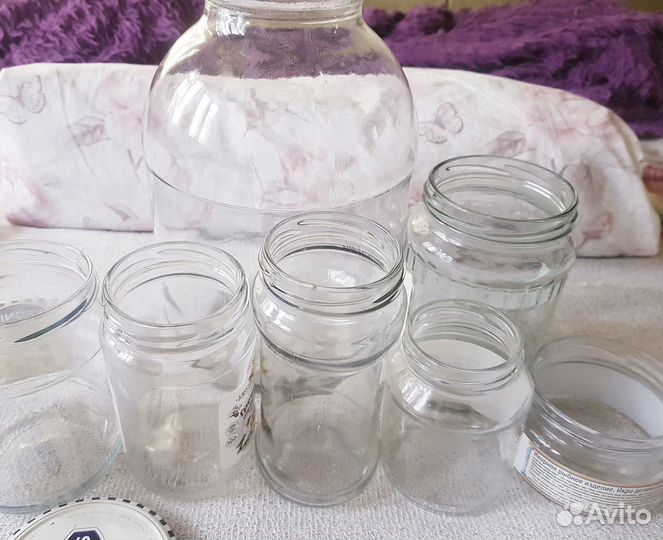 Хозяйственные стеклянные банки
