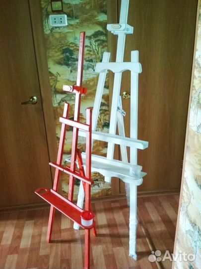 Белый мольберт свадебный