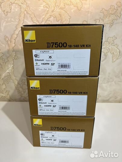 Nikon D7500 kit 18-140 ED VR новый