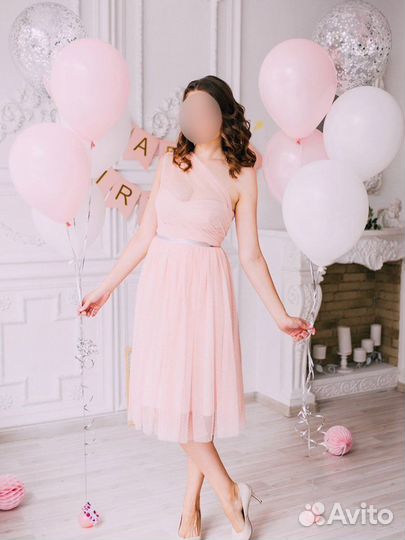 Платье на свадьбу выпускной фотосесию S М