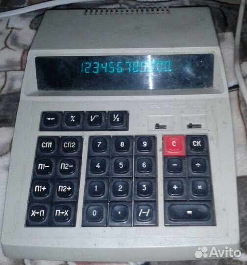 Счетная машинка электроника мк 44