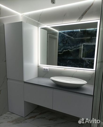 Зеркало с подсветкой для ванной