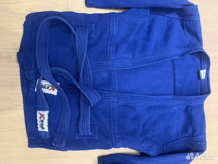 Костюм для самбо(куртка+шорты) 8-10лет