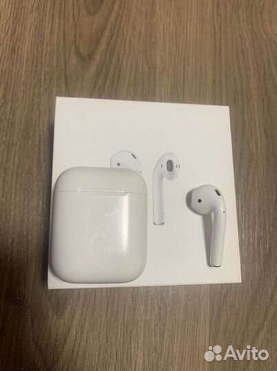 Наушники apple airpods оригинал левый и кейс