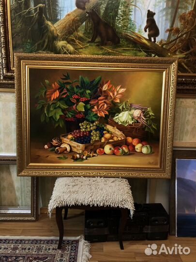 Картина маслом на холсте натюрморт