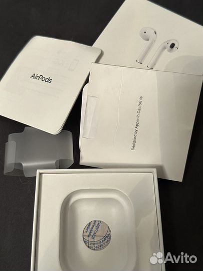 Беспроводные наушники apple airpods 2