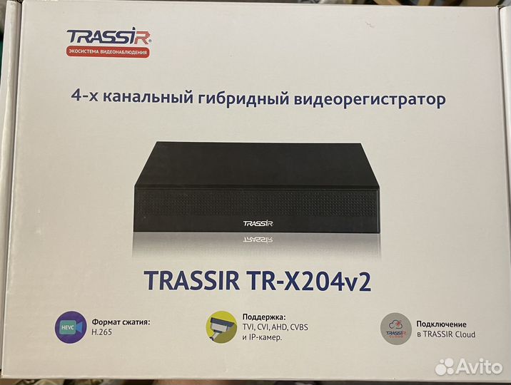 Гибридный видеорегистратор trassir TR-X204v2