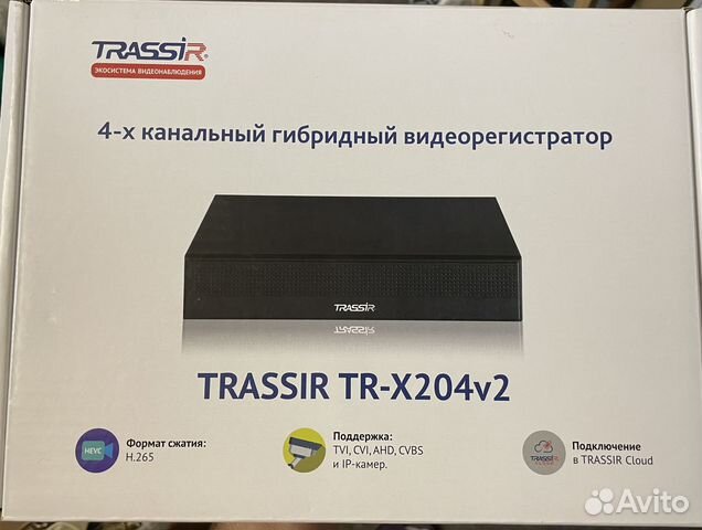 Гибридный видеорегистратор trassir TR-X204v2
