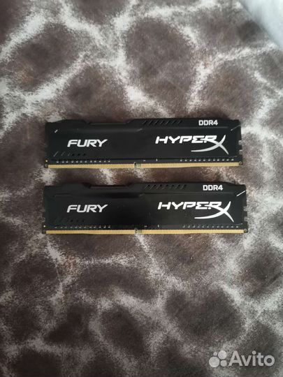 Оперативная память hyperX fure ddr4 8gb 2666
