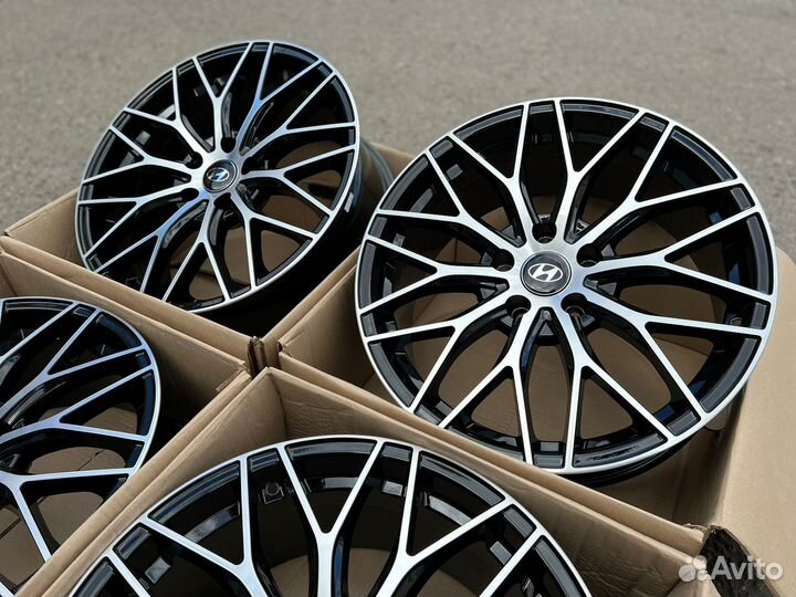 Литые диски BMF091 R17 на Huyndai Sonata