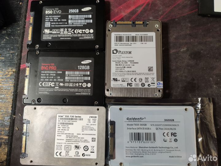 Ssd 120gb 240gb 250gb 256gb Samsung Plextor WD