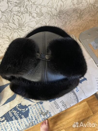 Норковая шапка мужская