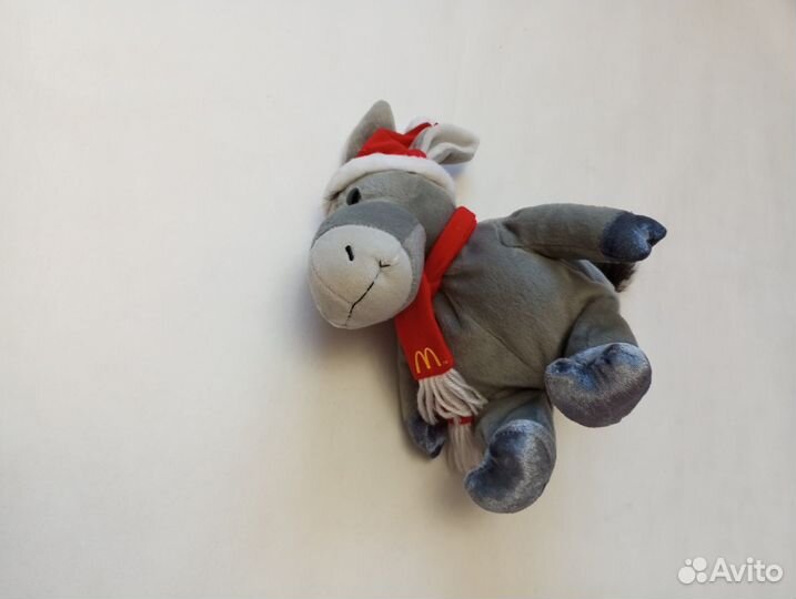 Игрушка новогодний ослик Macdonalds 2002