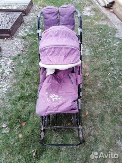 Санки коляска ника 7 8
