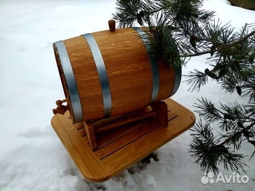 Бочка дубовая