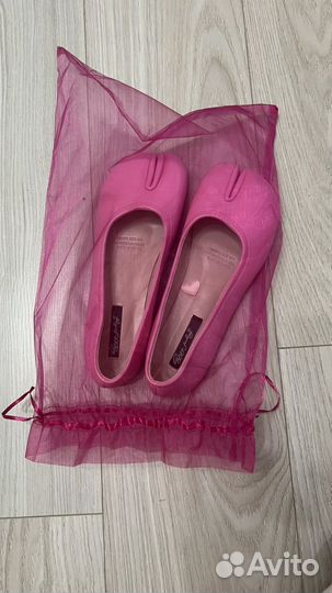 Балетки натуральная кожа розовые 39/40 размер