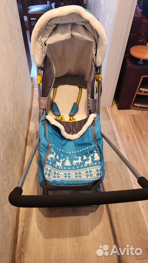 Детские санки коляска бу