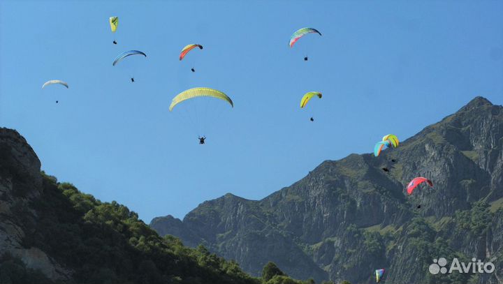 Полет на параплане