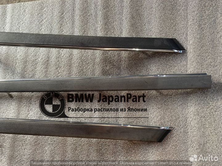 Молдинги заднего бампера BMW 5 e39 дорест