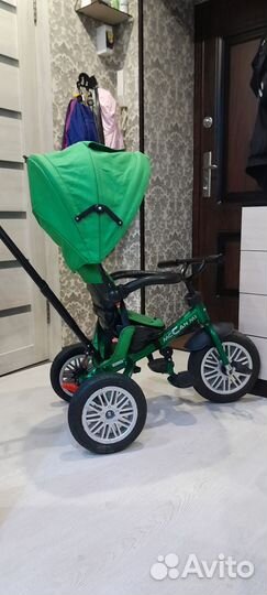 Велосипед коляска с ручкой