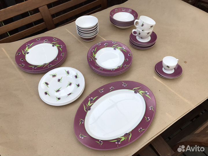 Сервиз оливки luminarc поштучно