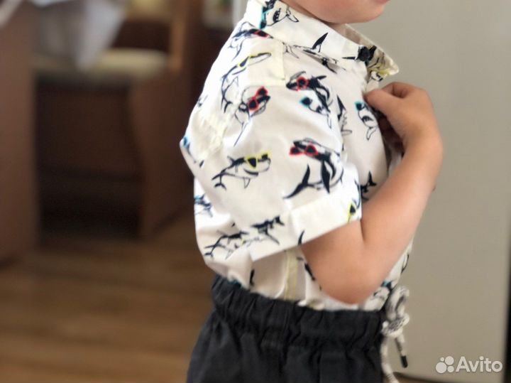 Рубашка для мальчика 92