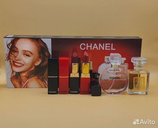 Подарочный набор. chanel 6в1