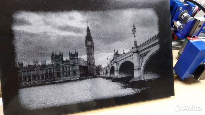 Гравировальный станок по камню (1200 х 600 мм.)