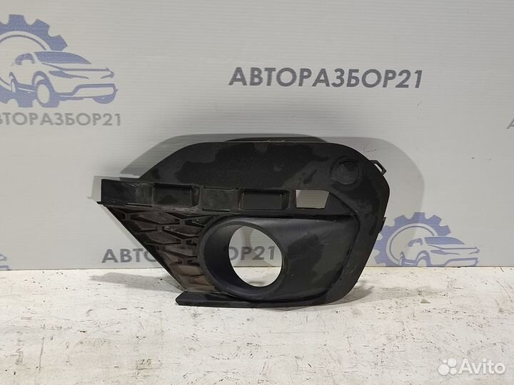 Заглушка переднего бампера под птф Ларгус FL левая