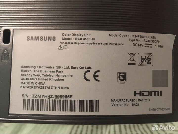Монитор Samsung 24